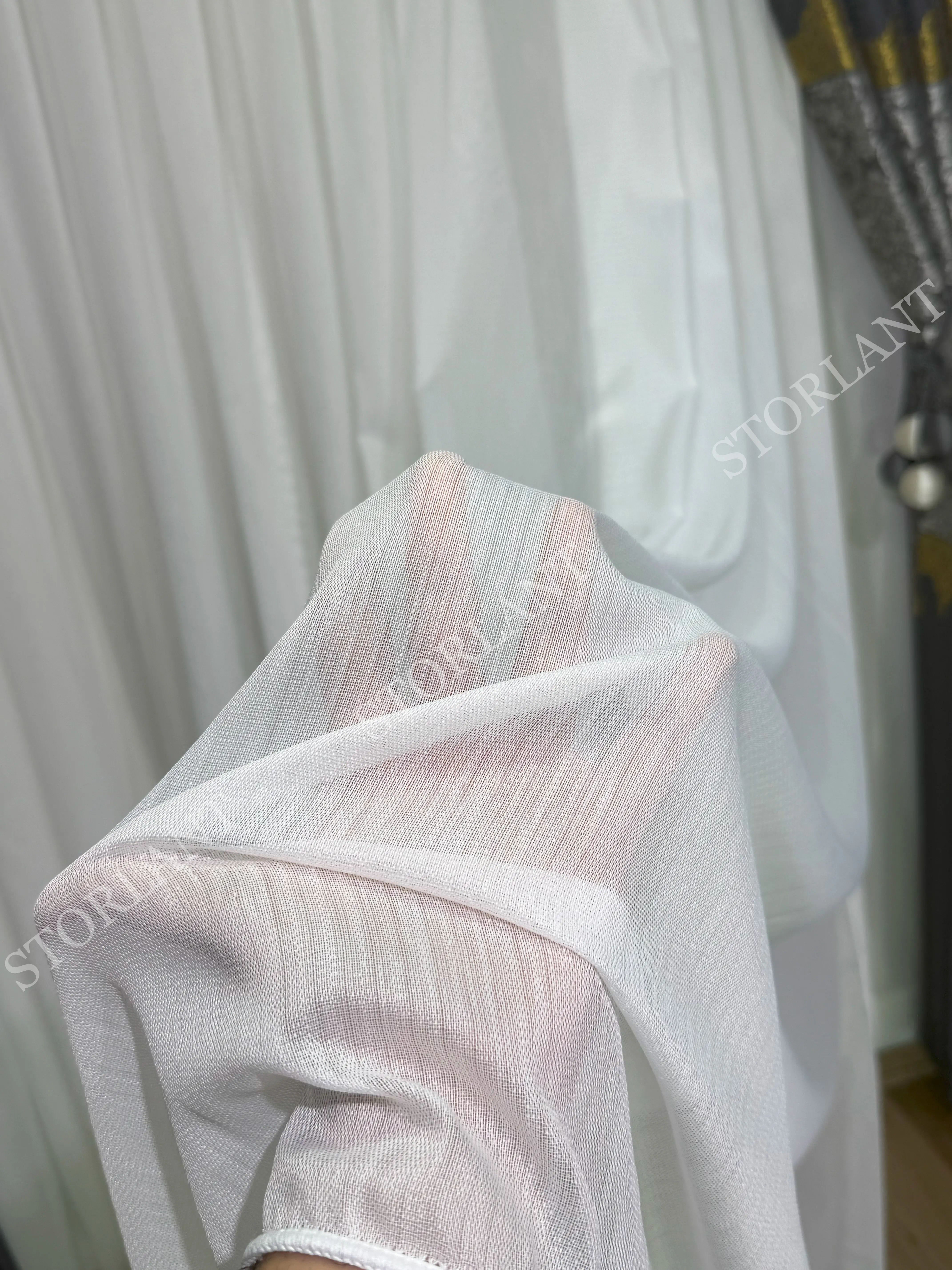 Soft Bambu Simsiz Tül Perde
