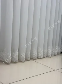 tül perde kumaş detay – özel renk