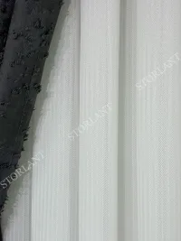 Soft Zigzag Bambu Düz Tül Perde 1/3 Sık Pileli, Ütü Gerektirmez | En Çok Tercih Edilen Model  – görsel 8