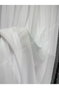 beyaz tül perde salon için