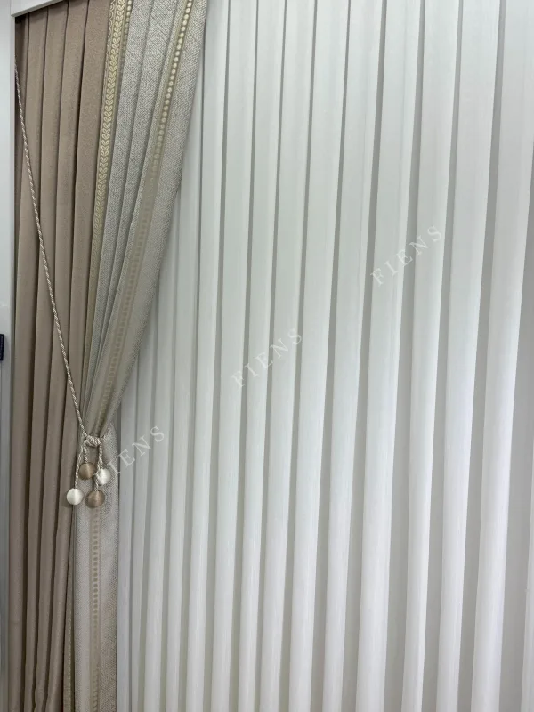 Bambu Ağır Gramajlı Tül Perde – Doğal Zarafet, Etkileyici Duruş